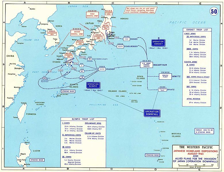 Operation Downfall-Map