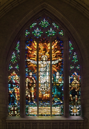 Black Watch Window, St.Andrew and St.Paul Church (Photo: Merritt) 2023 03 16DonnaGeorge Black Watch Window credit Merritt