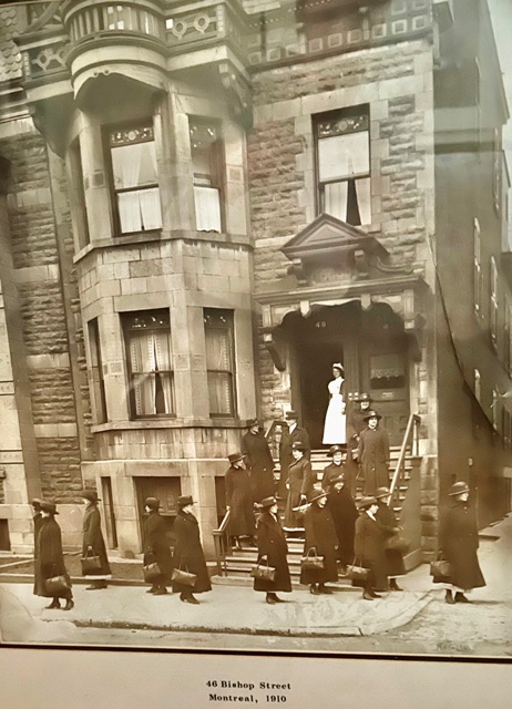 1910, VON on Bishop Street, Montréal 2023 09 21GloriaTimmons Nova