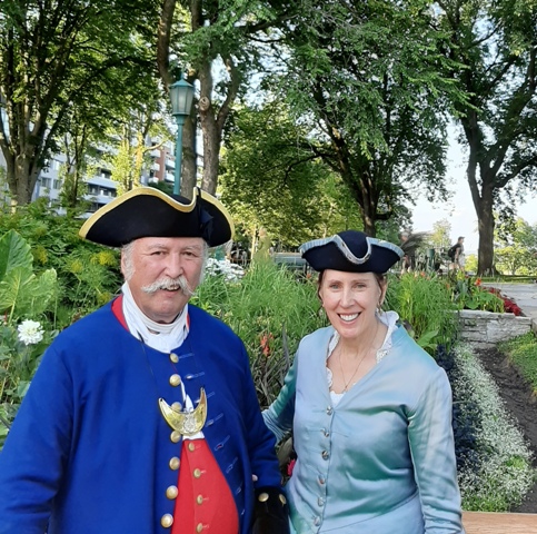 Michel Chartier de Lotbinière (Jean-Pierre Raymond) and his wife Louise-Magdeleine Chaussegros de Léry (Andrée Aubut) 2023 11 16JeanPierreRaymonod 300eMCLotbiniere