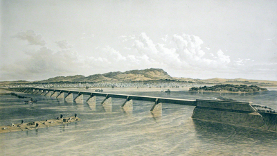 Victoria Bridge 1860 - Photo M15934.1 McCord Museum 2024 01 18SamAllison JonBradley VictoriaBridge McCordM15934 1PublicDomain