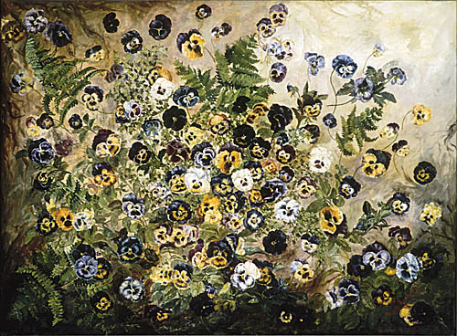 Malca Rose Auerbach (1864 – Montréal 1942),  Les pensées, 1893 Huile sur toile, 79,3 x 160,4 cm, Musée des beaux-arts de Montréal,  don de Marcus Auerbach, 1961.1297 2025 03 20 LorneHuston Auerbach Pensées 1893